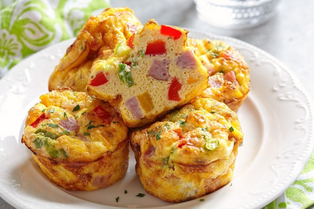 Muffins de claras con pollo-Gym Sierra